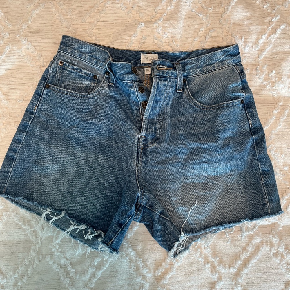 Z Supply Everyday Hi Rise Denim Shorts